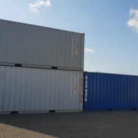 Container Storage area. - Rack and Stack
