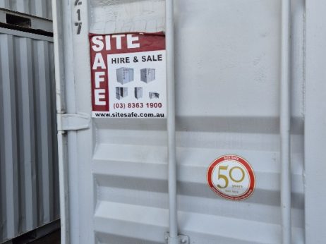 #217 –  20′ Container with lock box