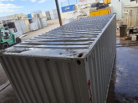 #217 –  20′ Container with lock box