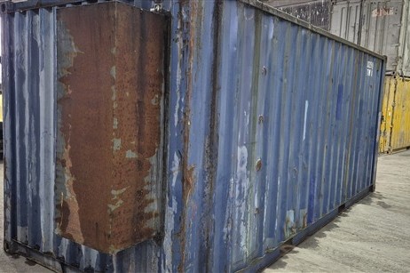 **SOLD 01/10/25 ** 6m Container with Plumbers pipe extension  # 902935-1