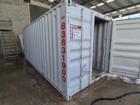 #217 –  20′ Container with lock box